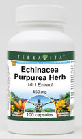 Terravita Echinacea Purpurea Herb 10:1 Extract 450 mg - 100 Capsules