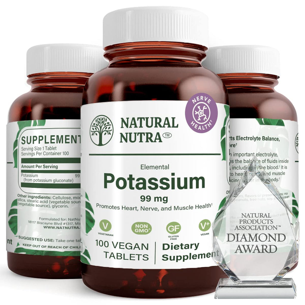 Natural Nutra Elemental Potassium Gluconate Supplement Parent