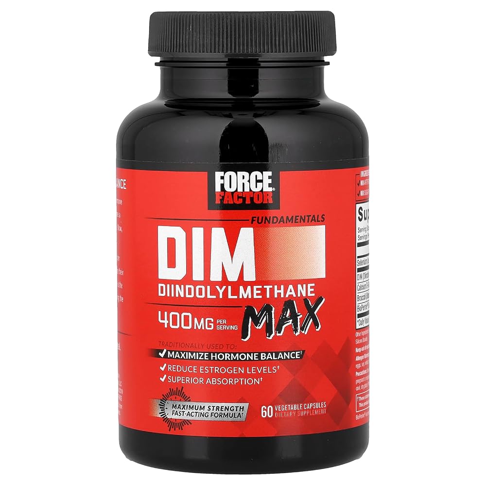 Force Factor DIM 400mg Hormone Balance - 60 Capsules - image 4
