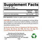Best Naturals Vitamin A 25000 IU Softgels for Vision Support - 180 Softgels - image 2