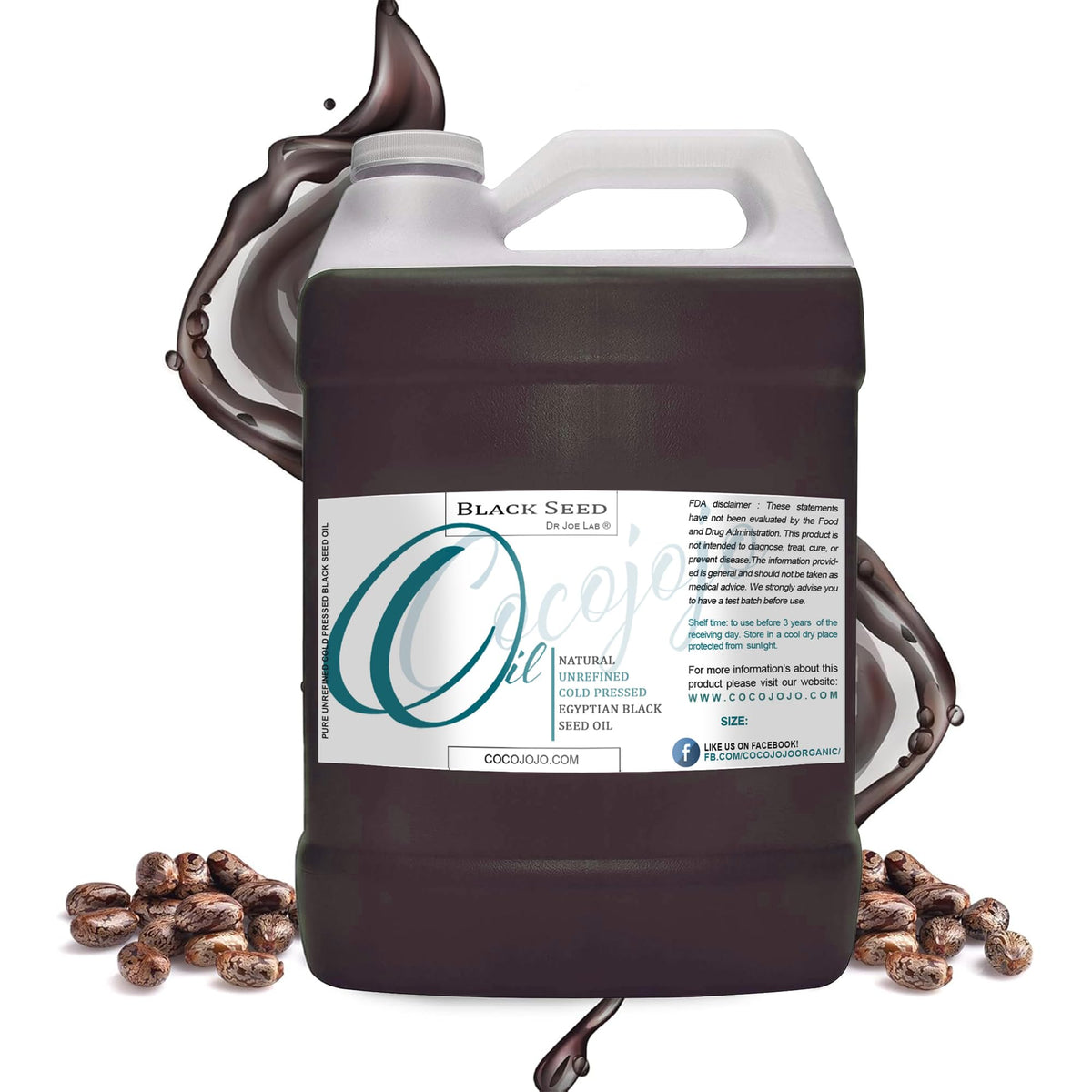 Dr Joe Lab Egyptian Black Seed Oil - Pure Natural Black Cumin Seed