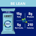 JIMMYBAR JiMMY! Keto Protein Bar Blueberry Nut - 12 Count - image 3