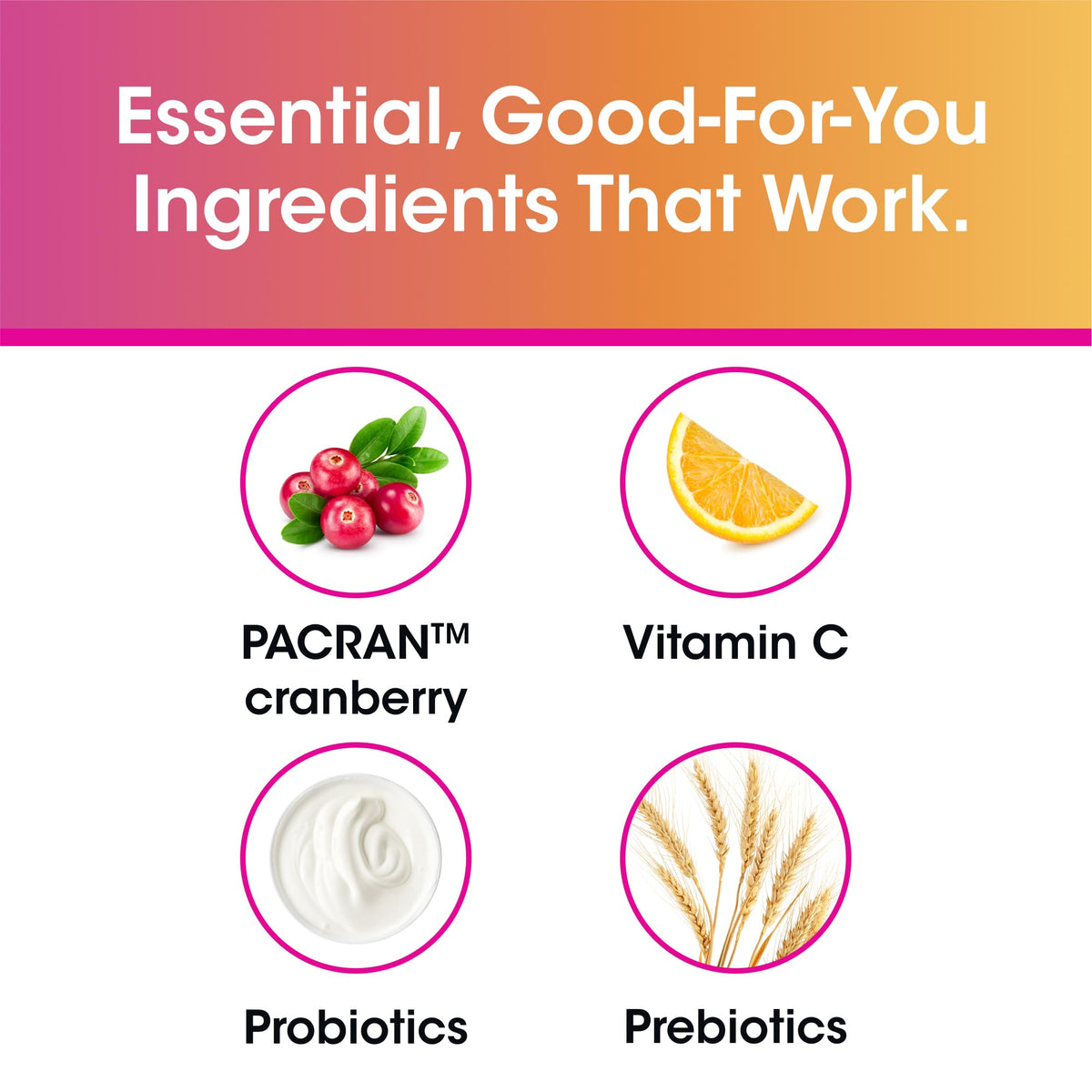 vH essentials Probiotics for Women with Prebiotics and Cranberry - 120 Capsules - image 4