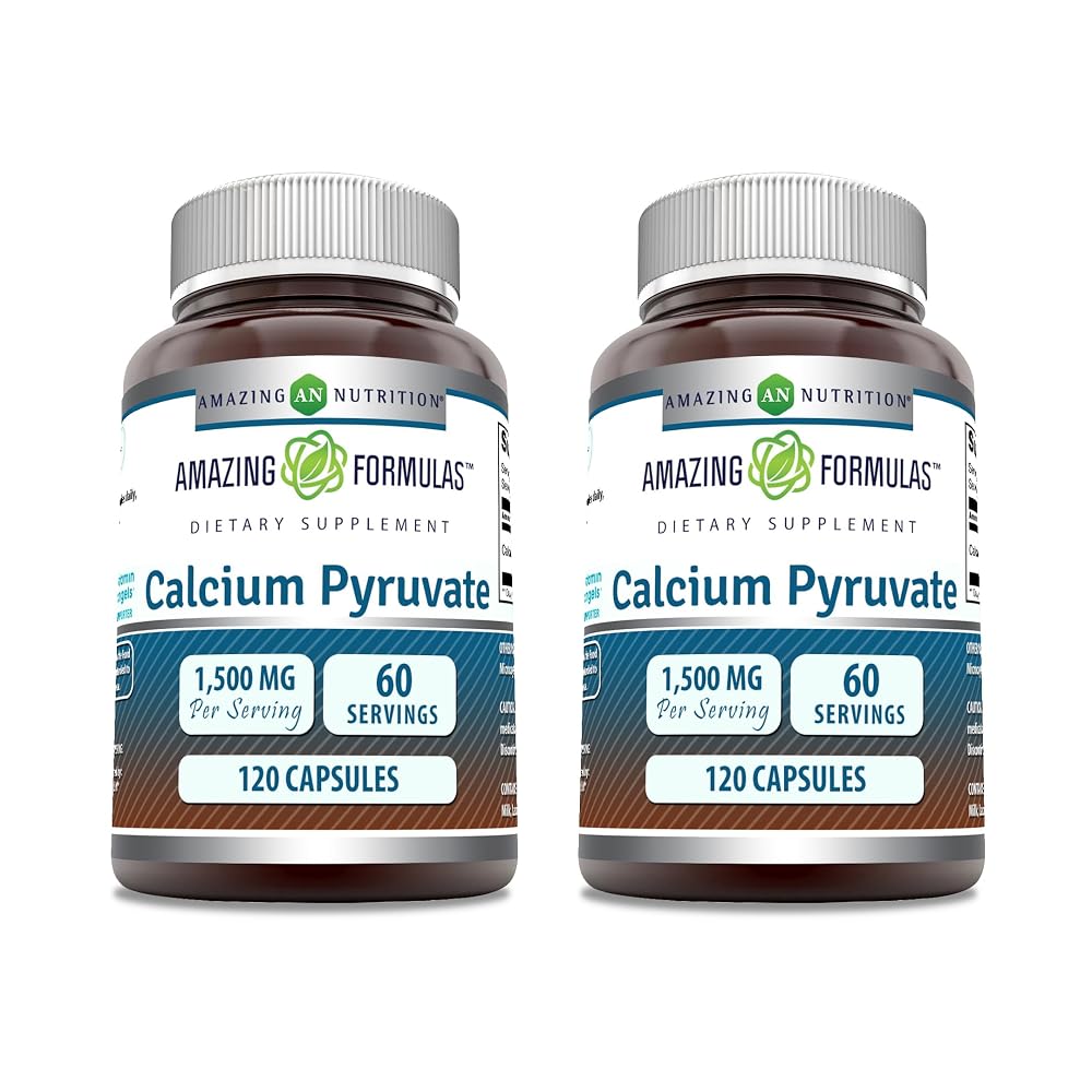 Amazing Nutrition Calcium Pyruvate 1500 mg - 240 Capsules