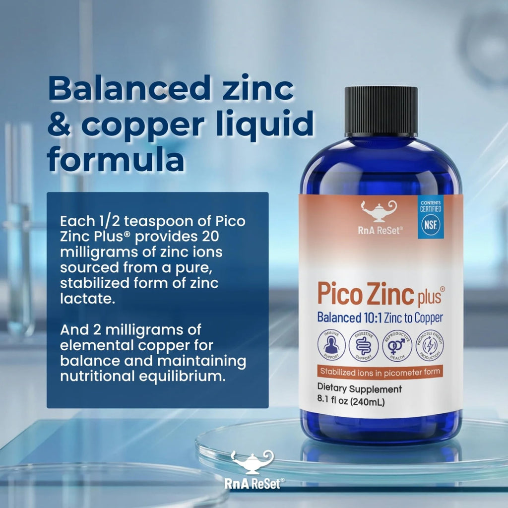 RnA ReSet Pico Zinc Plus Liquid Zinc & Copper Supplement - 8.1 fl oz - image 5