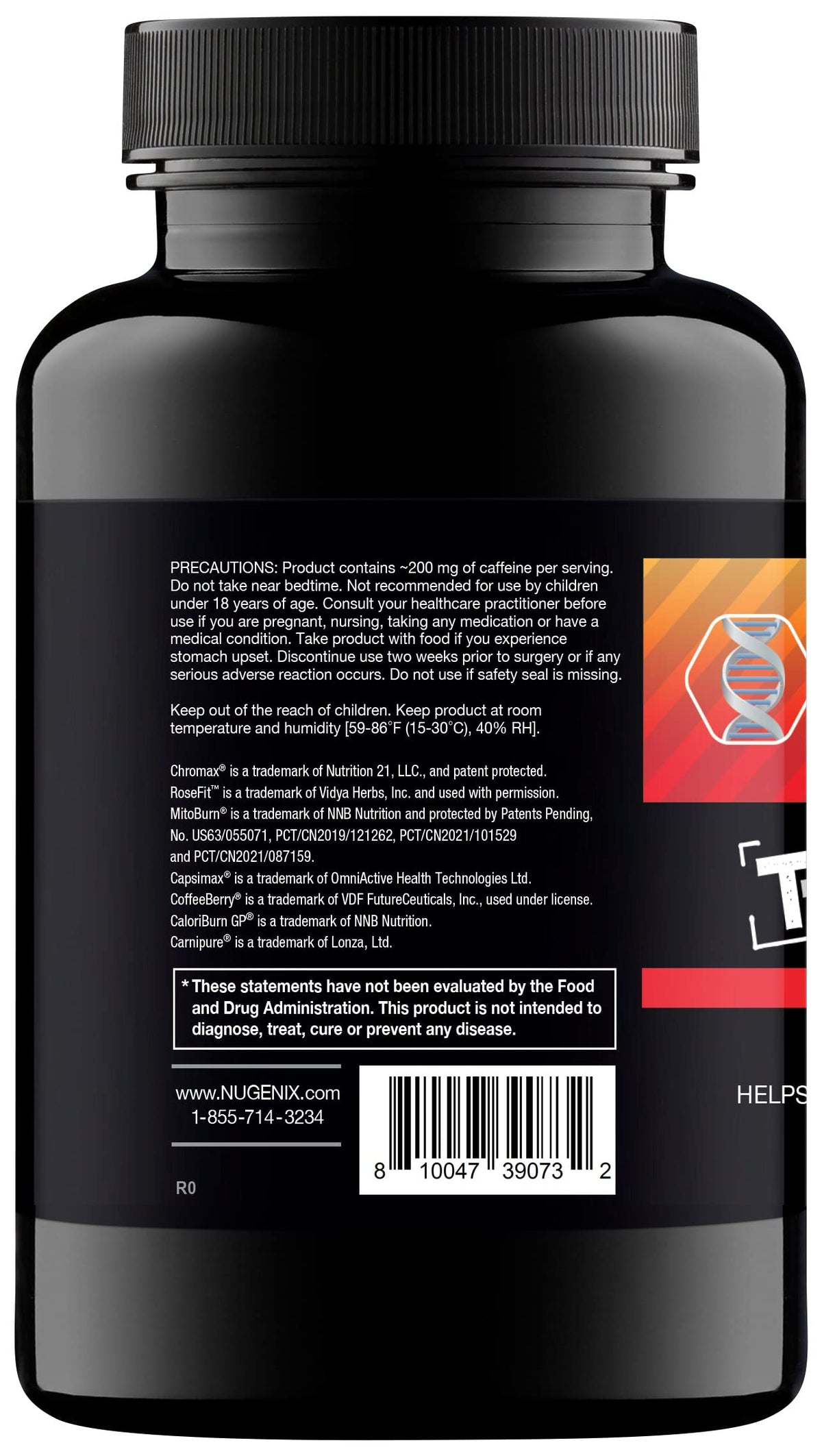 Nugenix Thermo-X Thermogenic Fat Burner for Men - 60 Capsules - image 2