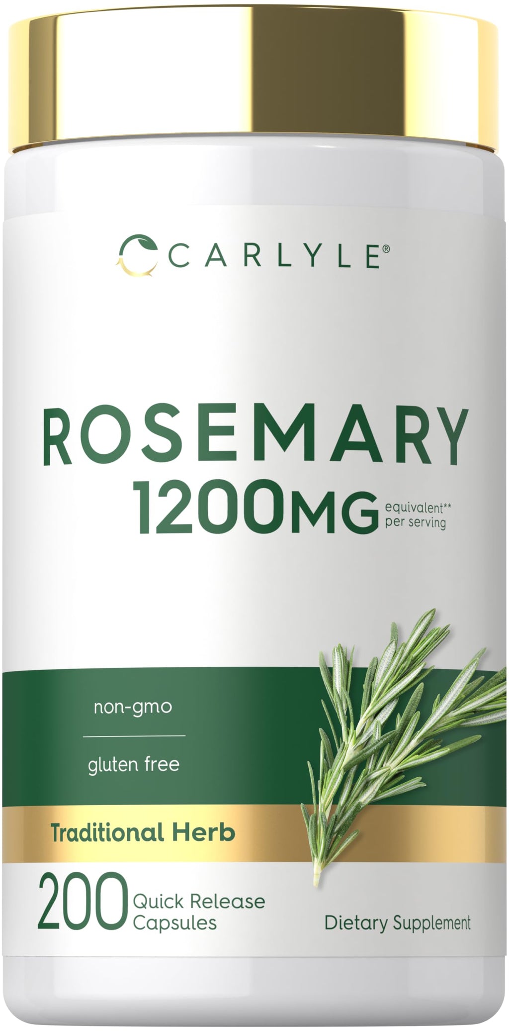 Carlyle Rosemary Extract - 200 Capsules