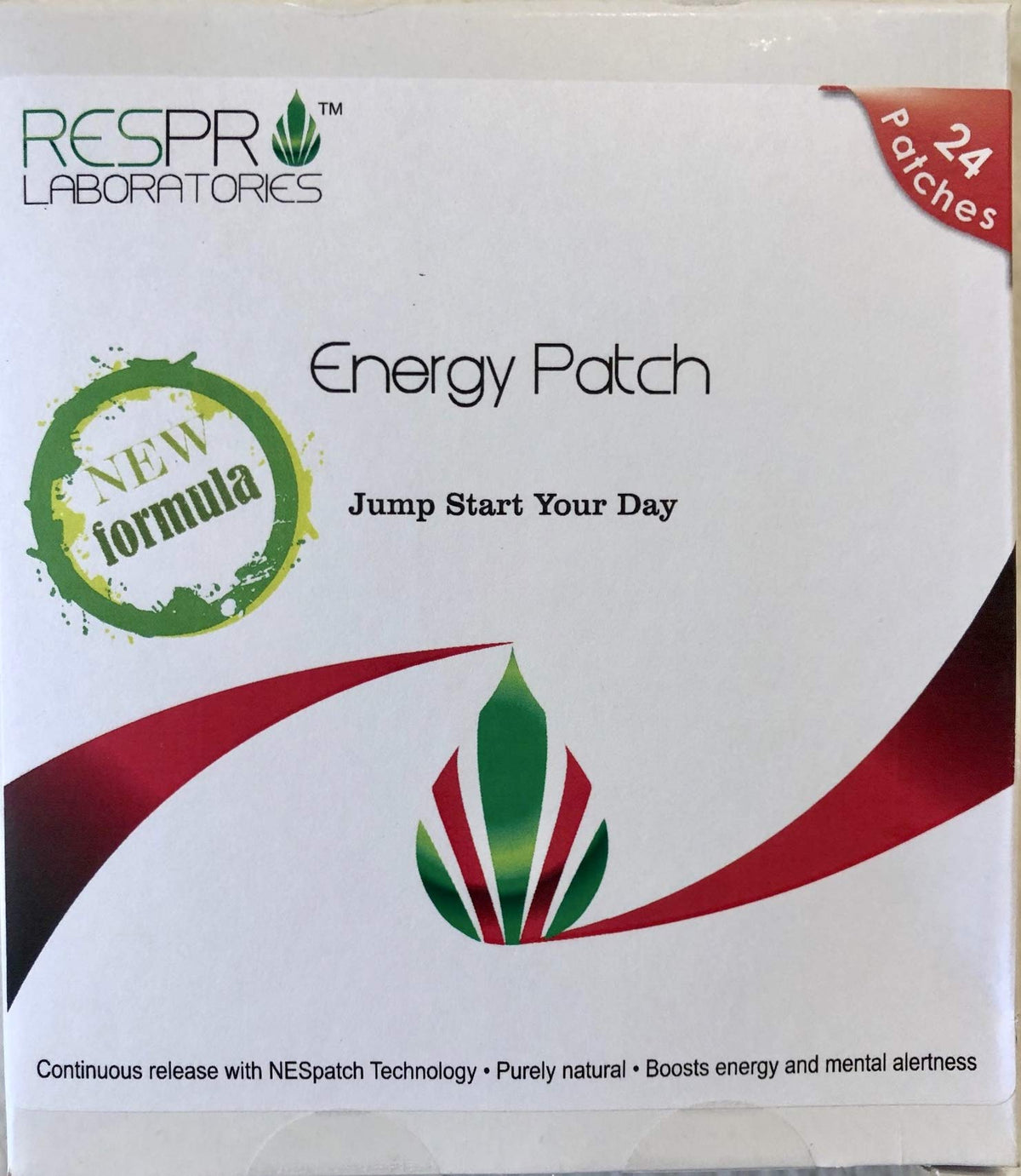 Respro Laboratories New Energy Patch with B12 & Guarana - 24 Patches