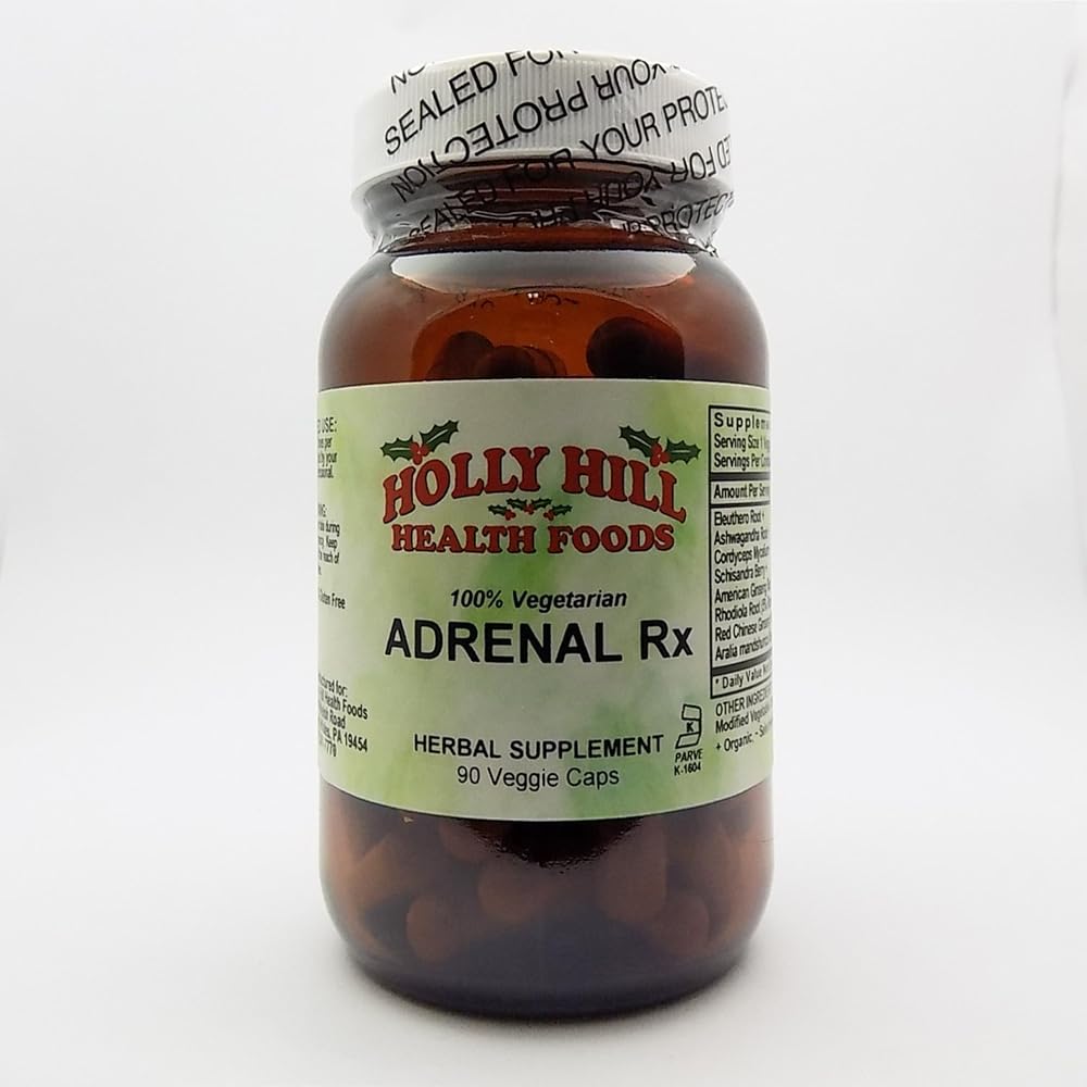 Holly Hill Health Foods Adrenal Rx 100% Vegetarian - 90 Capsules