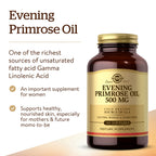 Solgar Evening Primrose Oil 500 mg - 180 Softgels - image 3