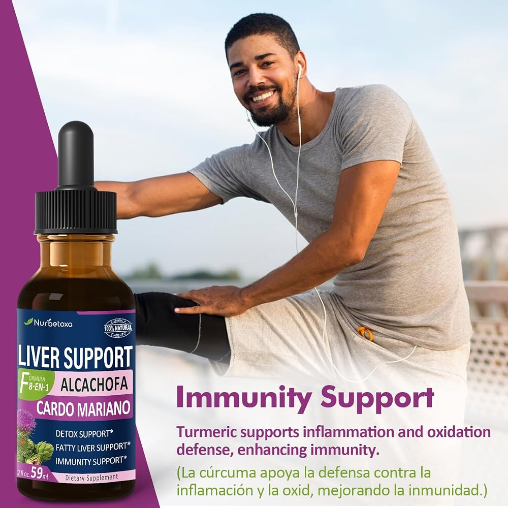 Nurbetoxa Milk Thistle Liver Support Drops for Fatty Liver