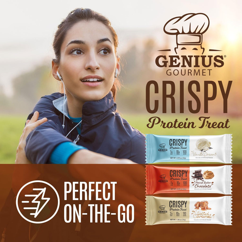 Genius Gourmet Gluten Free Crispy Protein Treat