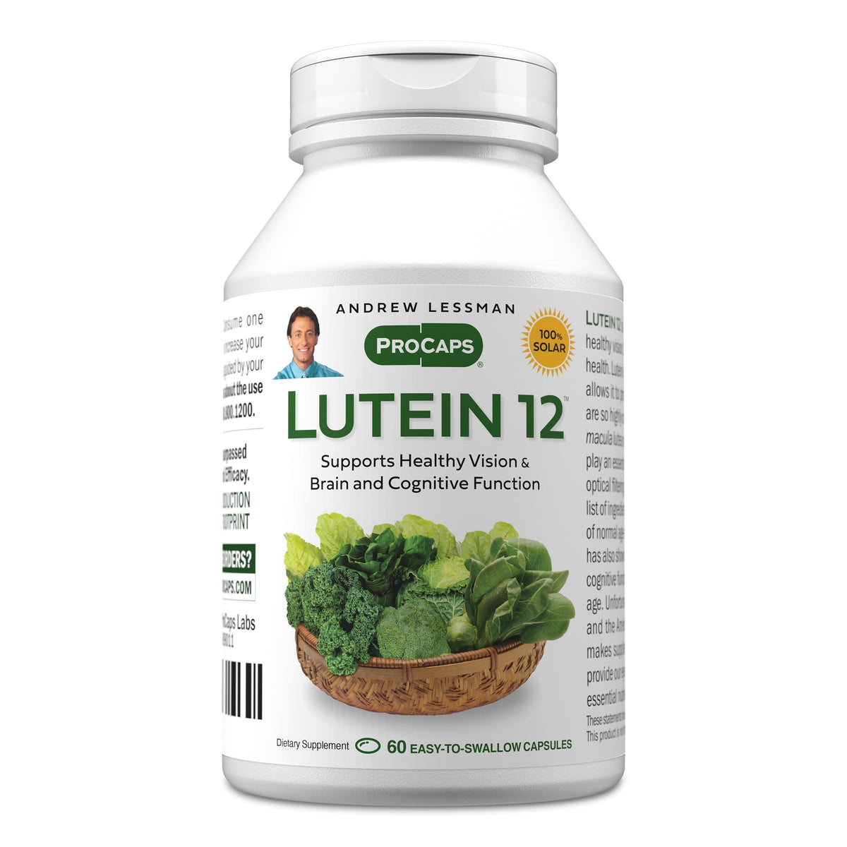 ANDREW LESSMAN Lutein 12 mg - Softgels - Ultra-High Levels of Lutein.