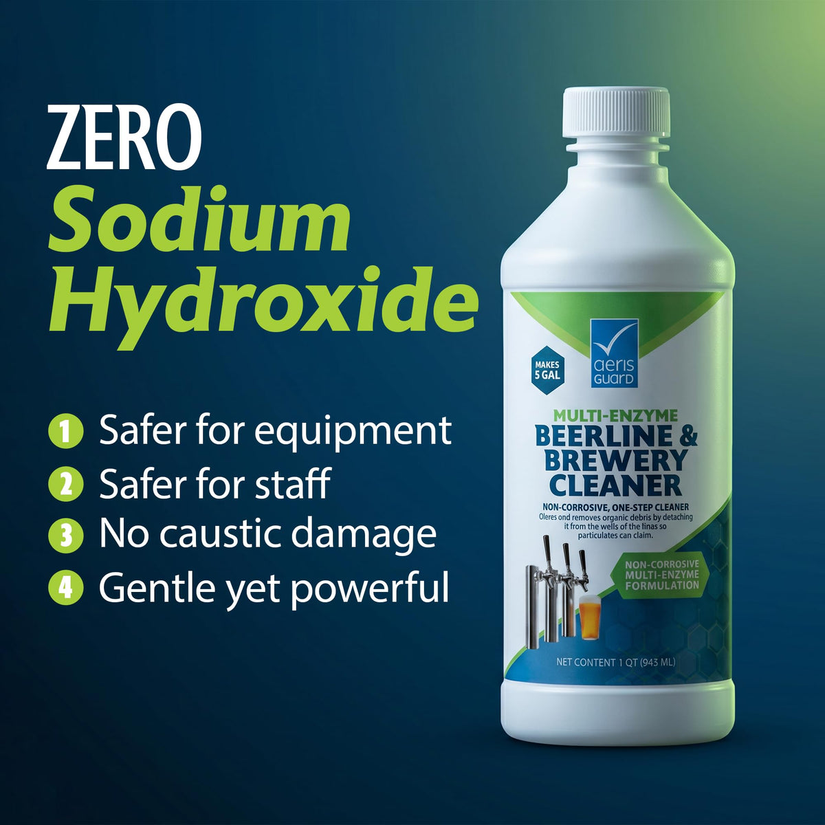 AerisGuard Multi-Enzyme Beer Line Cleaner - 1 Quart - image 9
