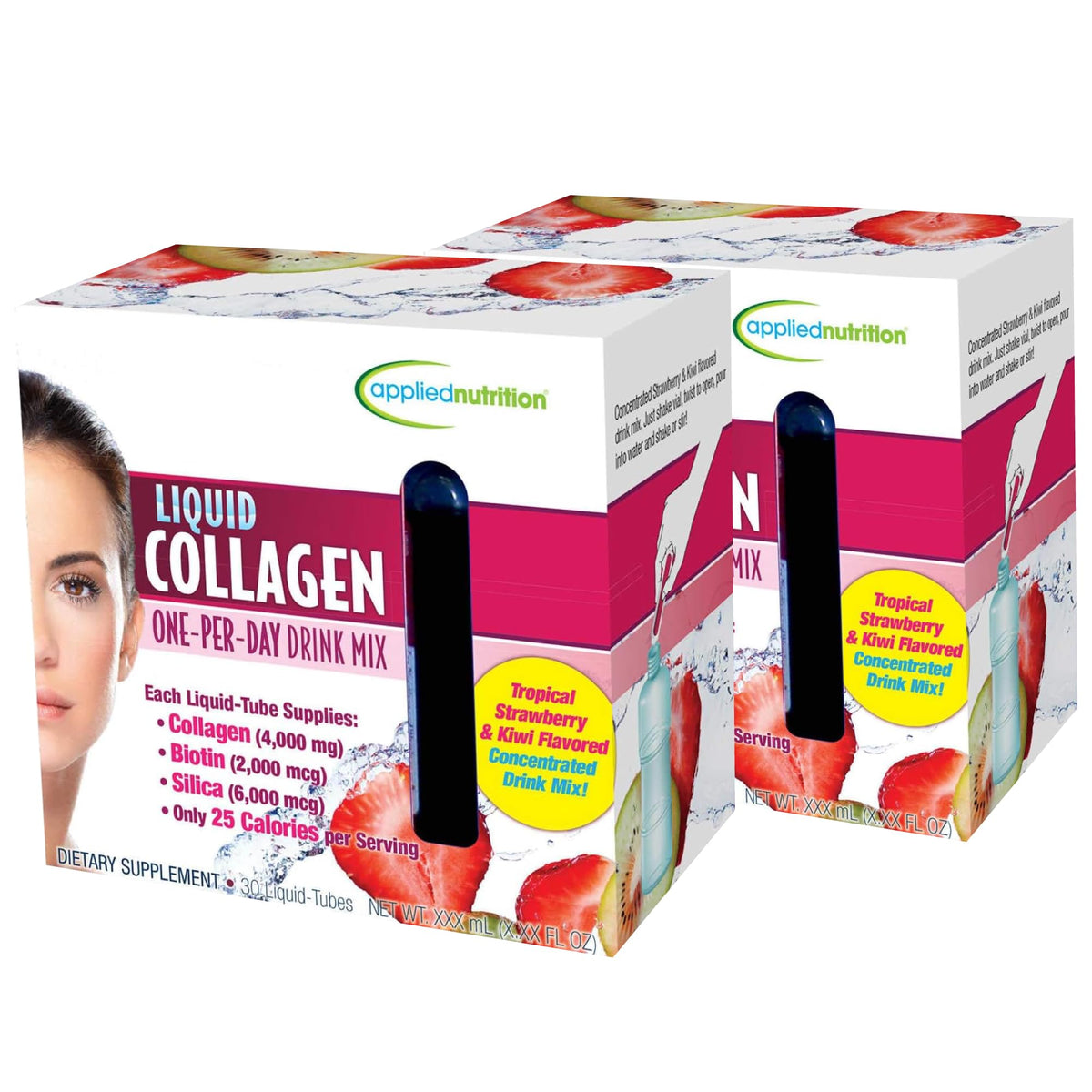 Applied Nutrition Liquid Collagen Strawberry & Kiwi (30 Count)