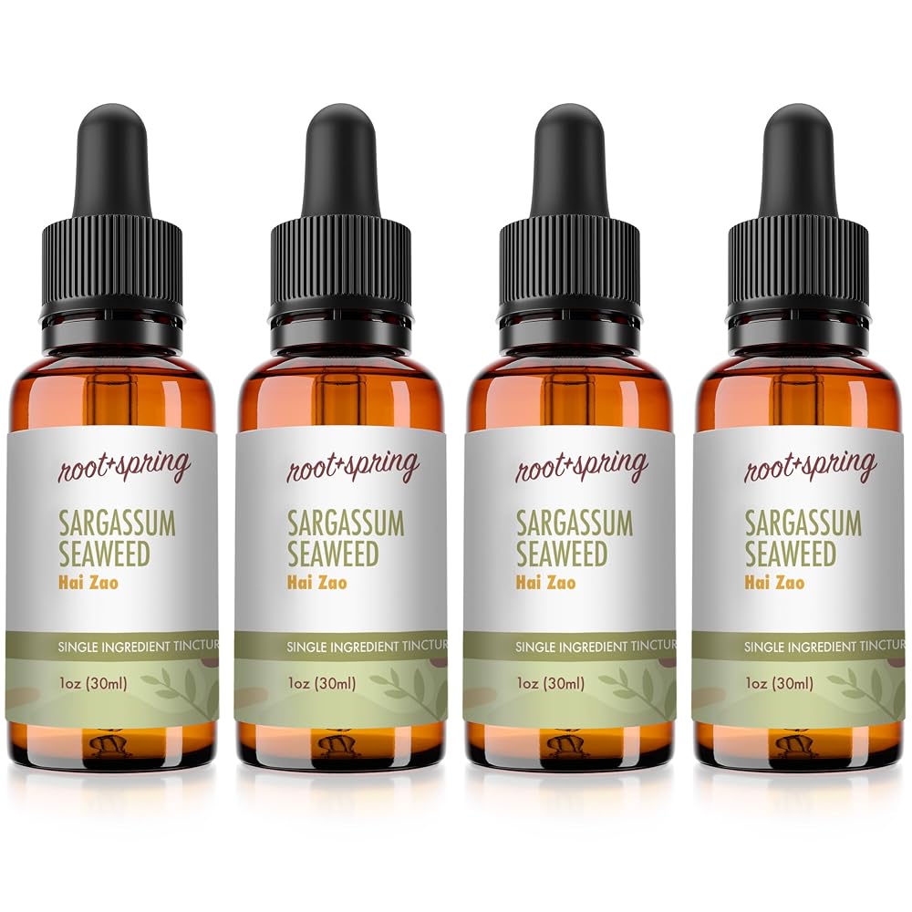 root + spring Sargassum Seaweed Herbal Tincture - 4 oz