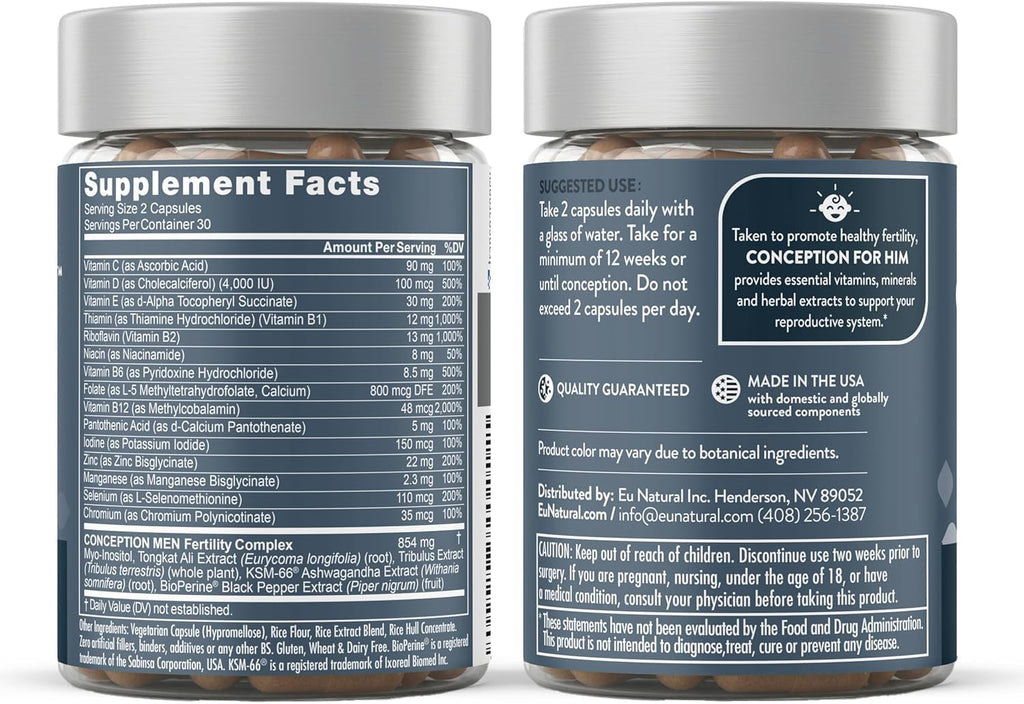 Eu Natural Conception Fertility Prenatal Vitamins