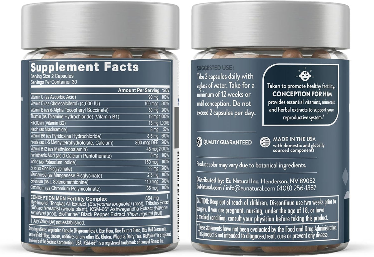 Eu Natural Conception Fertility Prenatal Vitamins