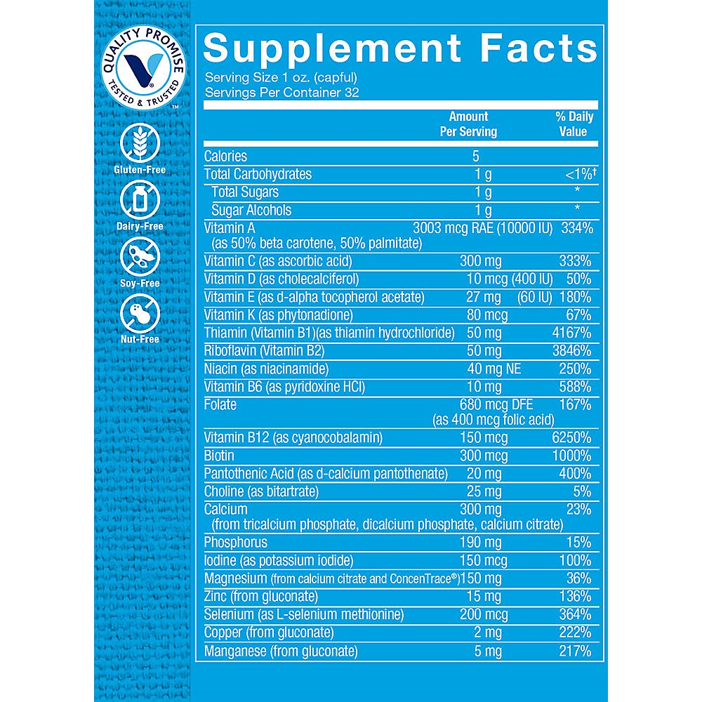 The Vitamin Shoppe Liquid Multivitamin Complete Nutrition - 32 oz - image 2