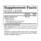 NusaPure Black Currant 250 mg Vegan - 200 Vegetarian Capsules - image 4