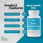 DR Vitamin Solutions Bone Health Max Calcium & Magnesium - 60 Tablets - image 4