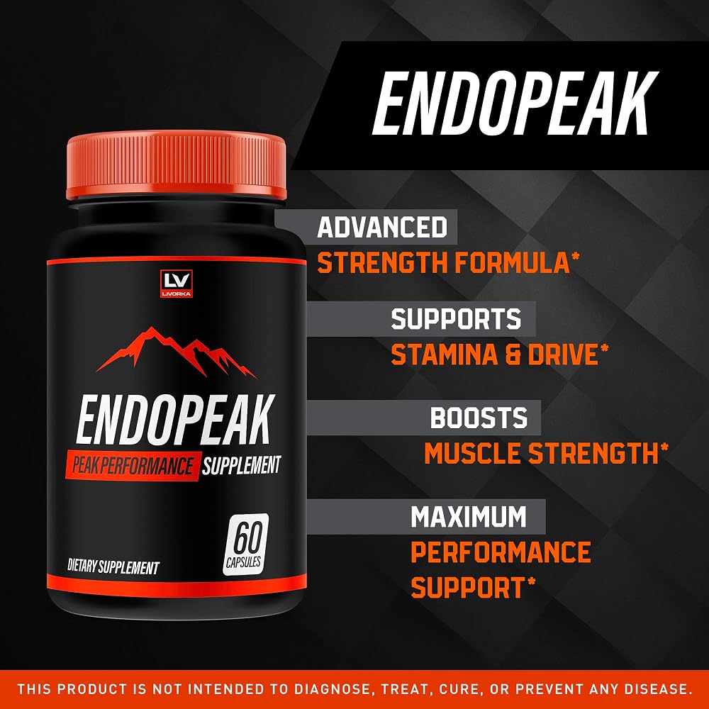 LIVORKA Endopeak Male Performance Supplement - 180 Capsules - image 2