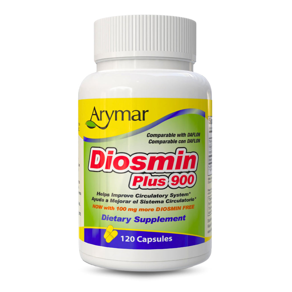 Arymar Diosmin Plus 900 Circulatory Support - 60 Capsules