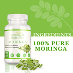 Simple Life Nutrition Organic Moringa Powder Capsules - 120 Count - image 4