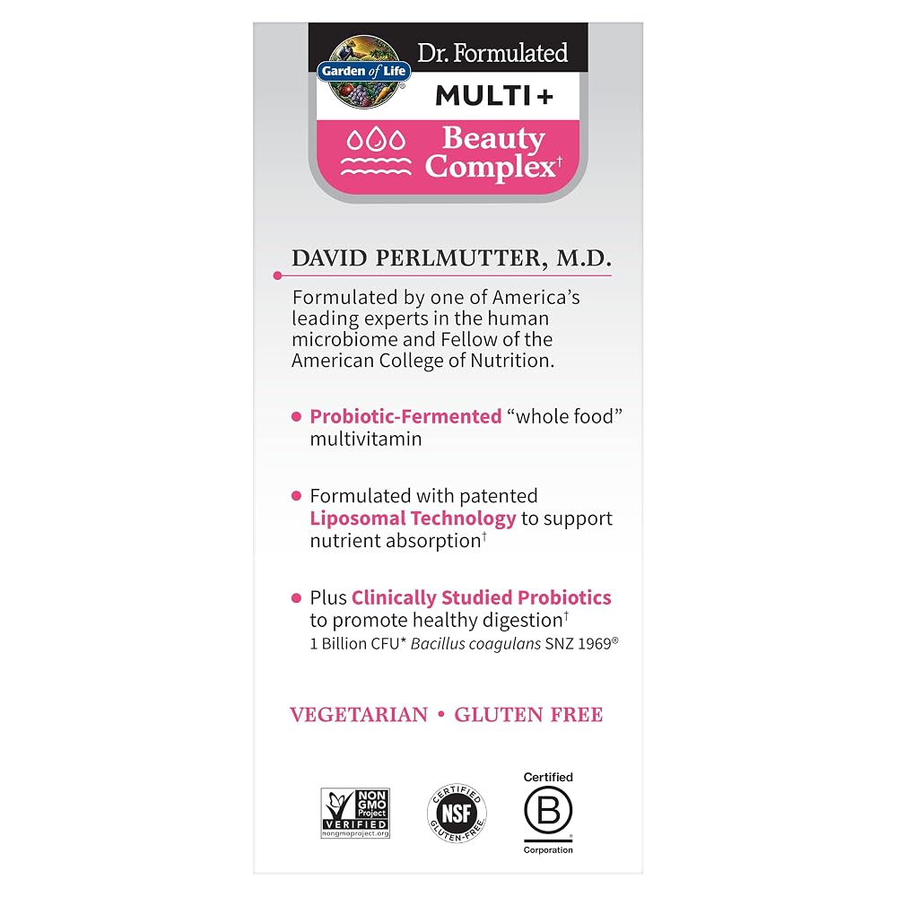 Garden of Life Dr. Formulated Multi+ Beauty Complex - 30 Vegetarian Capsules - image 4
