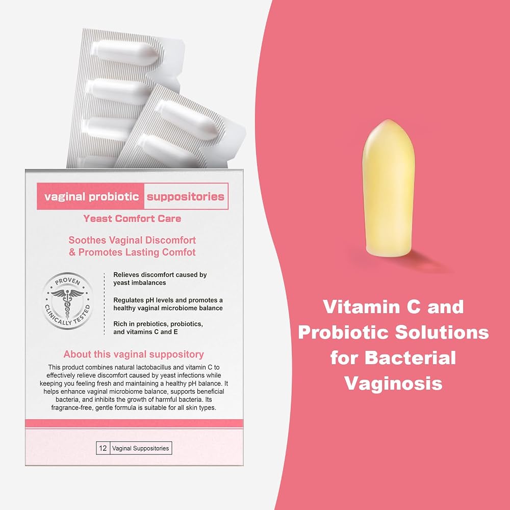 Nahid Vaginal Probiotic Suppository with Hyaluronic Acid - 12 Inserts - image 2