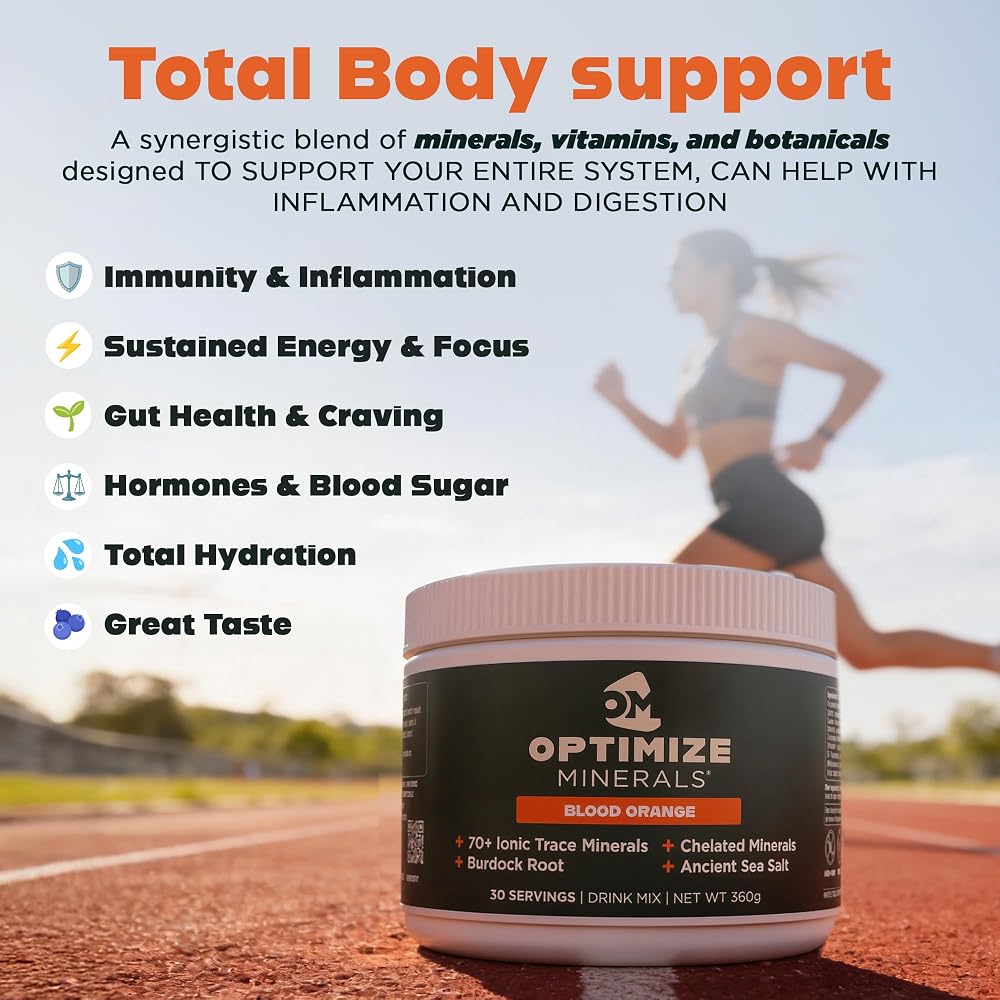 Optimize Minerals Trace Mineral Powder, Blood Orange - 30 Servings - image 3