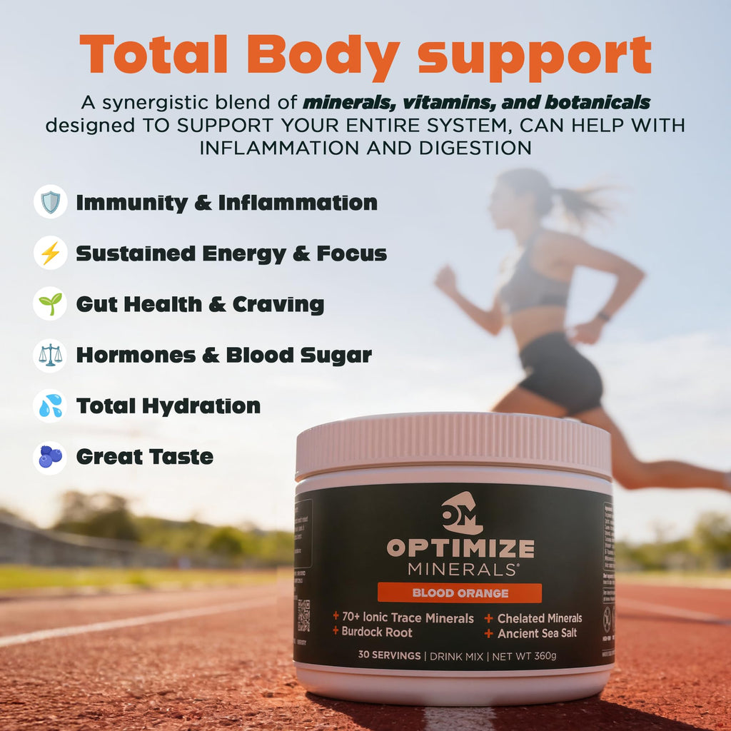 Optimize Minerals Trace Mineral Powder, Blood Orange - 30 Servings - image 3