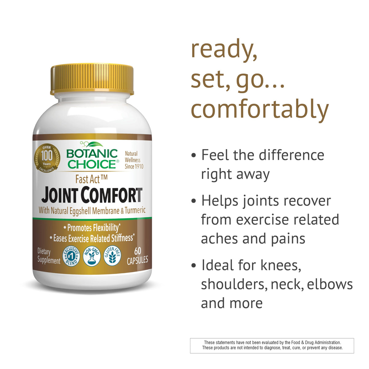 Botanic Choice Turmeric Curcumin & NEM Joint Comfort - 60 Capsules - image 3