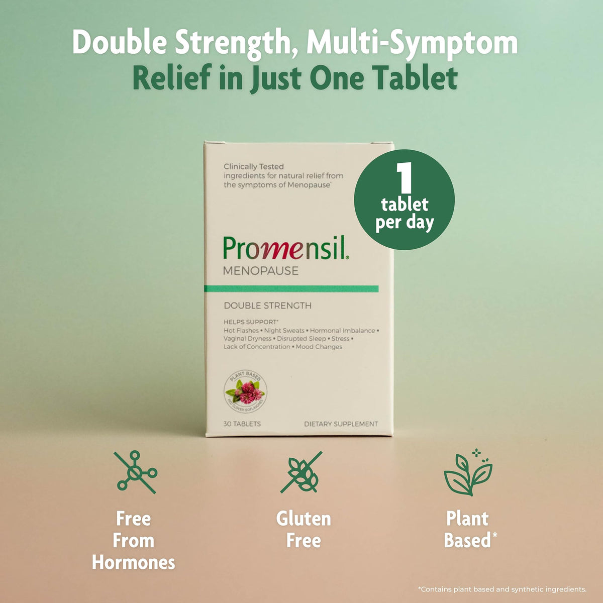 Promensil Menopause Double Strength Red Clover Tablets - 90 Tablets - image 3
