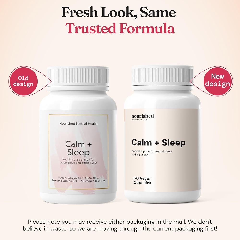 Nourished Melatonin-Free Calm + Sleep Support for Women