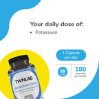 Twinlab Potassium Caps 99 mg - 180 Capsules - image 3