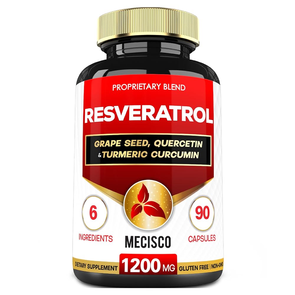 Mecisco Resveratrol Supplement_90 180Caps_300mg