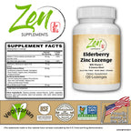 Zen Supplements Elderberry Zinc Lozenge Immune Blend - 120 Count - image 5