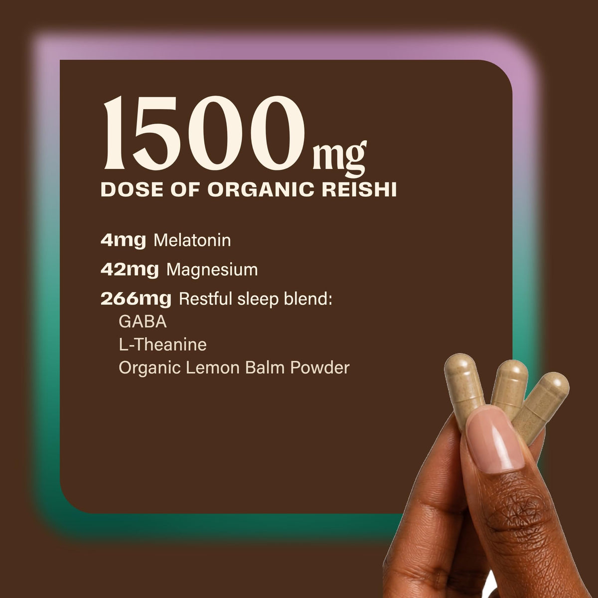 OM MUSHROOM SUPERFOOD Sleep Mushroom Capsules - 90 Count - image 5