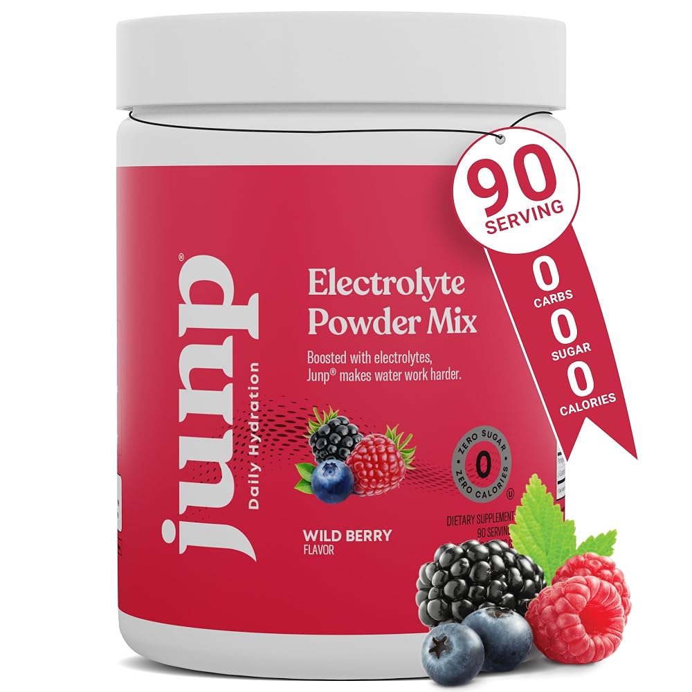 JUNP Electrolytes Powder No Sugar No Carbs Drink Mix - Potassium