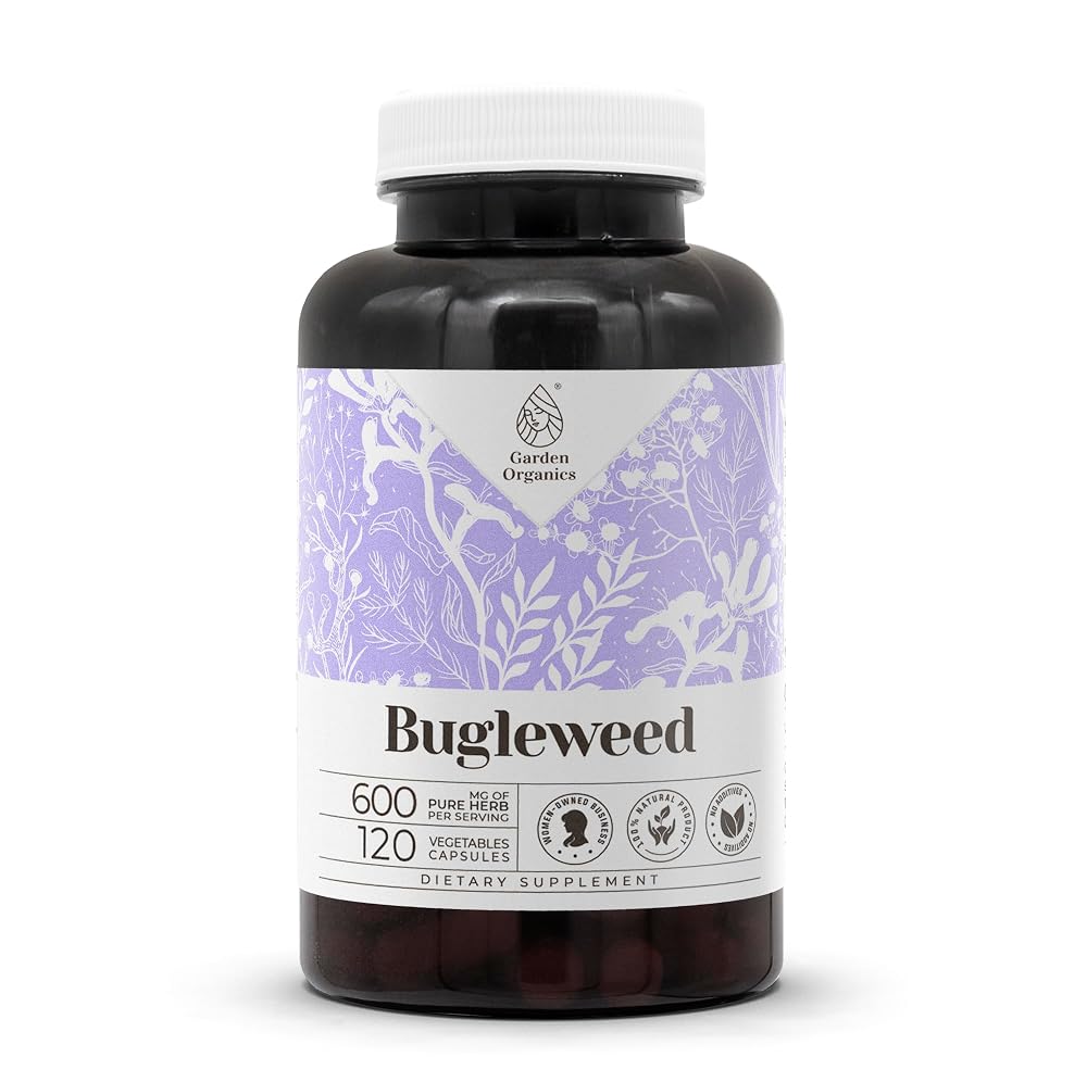 Garden Organics Bugleweed Herbal Supplement - 120 Vegetarian Capsules