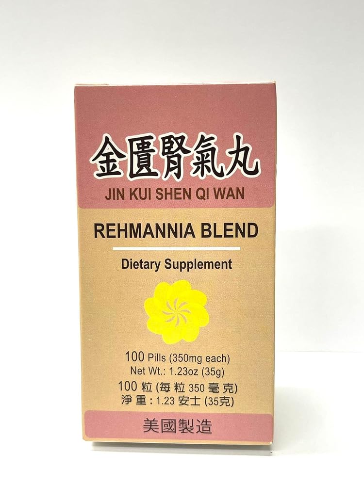 Laowei Rehmannia Blend Jin Kui Shen Qi Herbal Supplement - 100 Pills