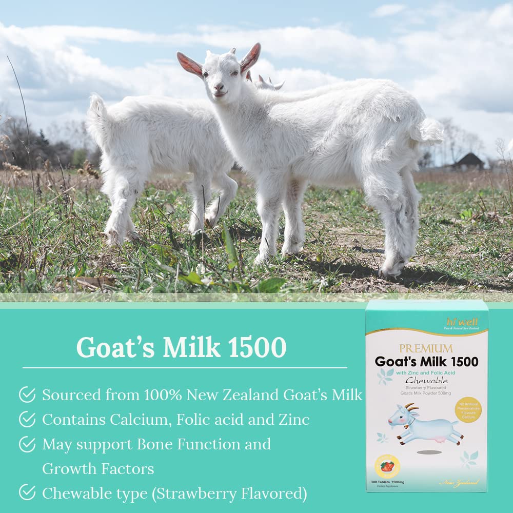Hi Well Premium Goat's Milk 1500 - 300 Tablets - image 4