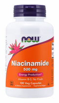 Now Supplements Niacinamide 500mg - 100 Capsules