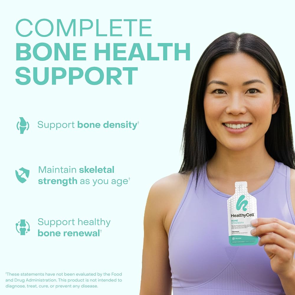 HealthyCell Bone Strength Liquid Supplement - 30 Gel Packs - image 2