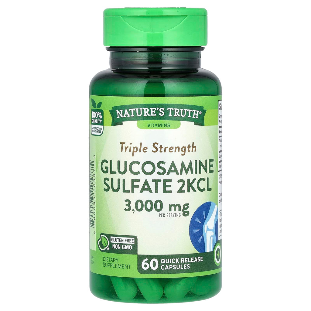Nature's Truth Triple Glucosamine 3000mg - 60 Capsules