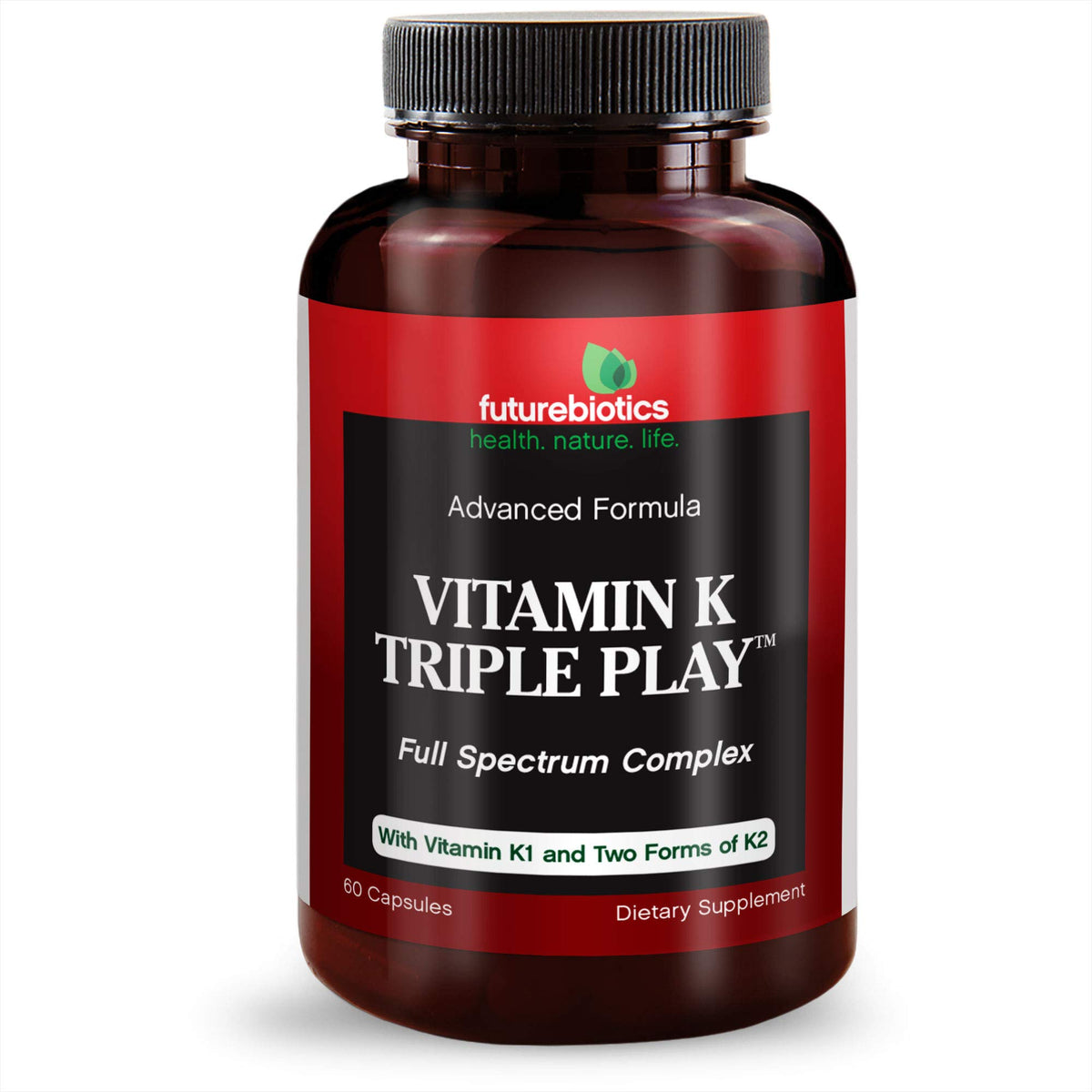 Futurebiotics Vitamin K Triple Play - 60 Capsules - image 3