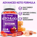 EDUDYF Keto ACV Gummies with Probiotics & B12 - 60 Count - image 5