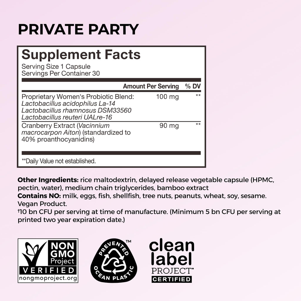HUM Private Party Vaginal Probiotic pH Balance - 30 Capsules - image 5