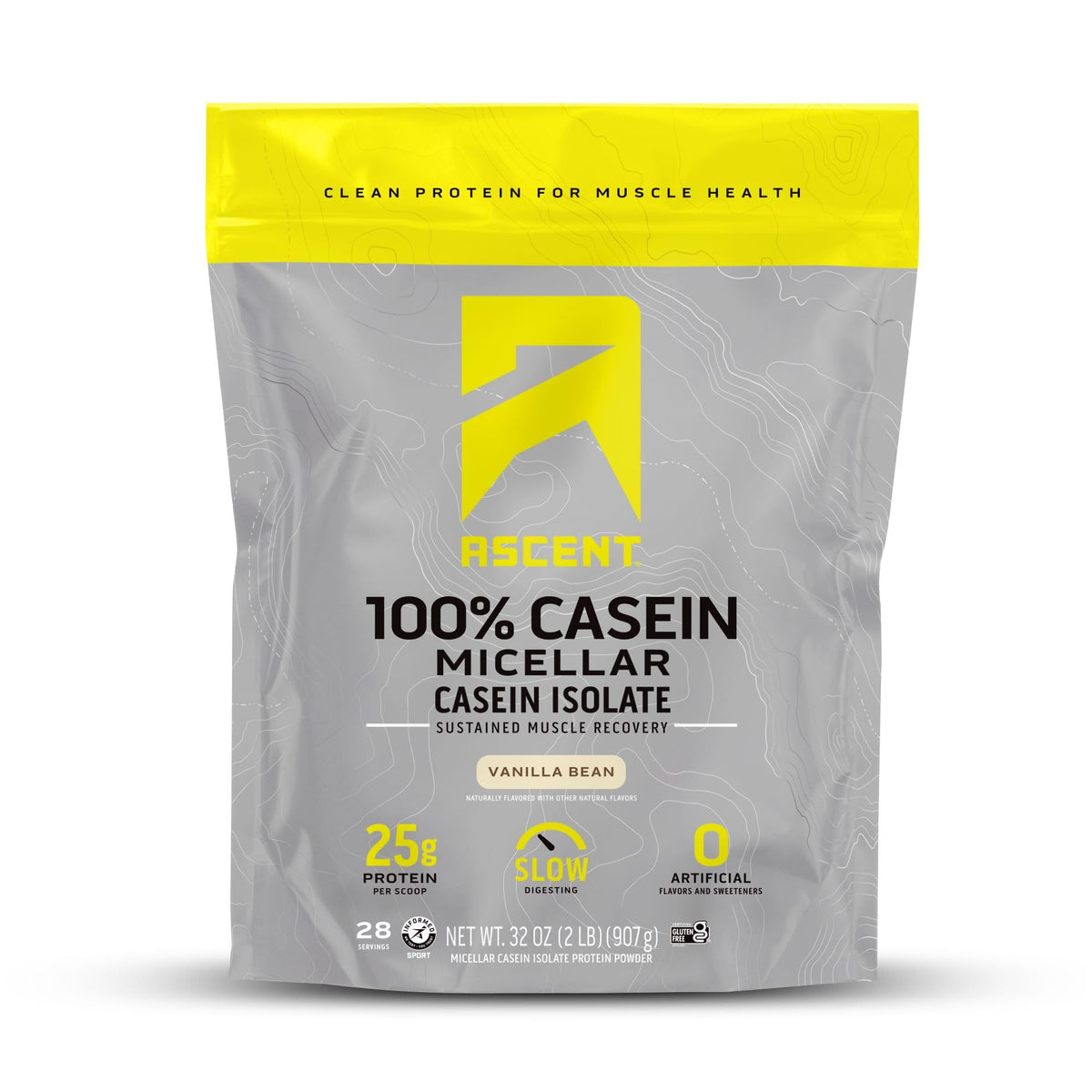 Ascent Ascent Casein Protein Powder - 25g Micellar Casein Powder